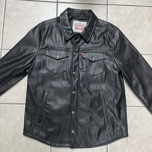 Men’s Levi Faux Leather Jacket
